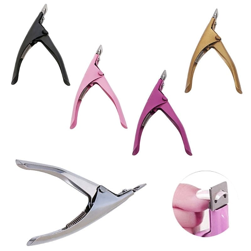Acrylic UV False Fake Nails Tips Manicure Cutter Clipper Tool Stainless Steel Bennys Beauty World