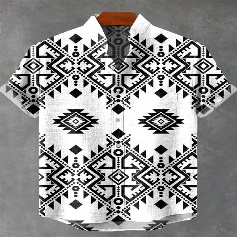 Men's Short Sleeve Shirt Beach Vacation Men's Wear-Bennys Beauty World