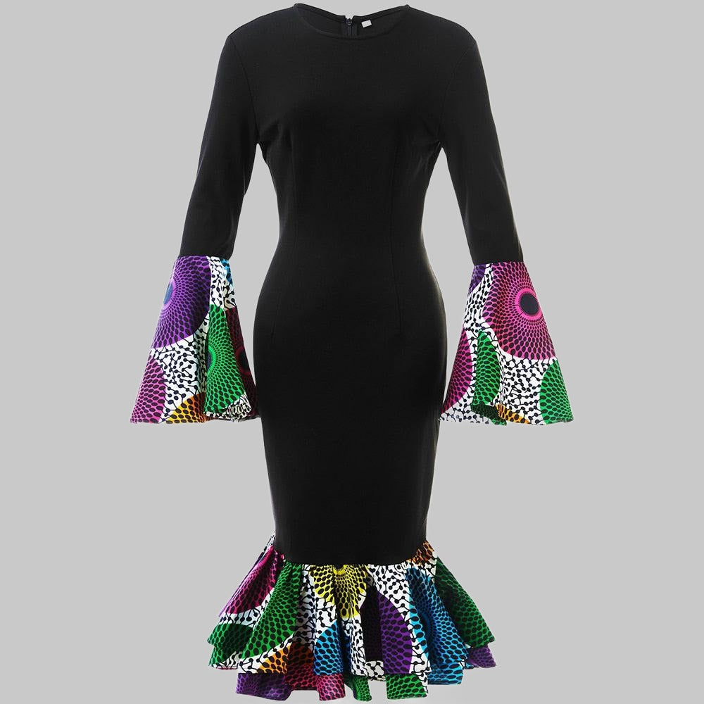 African Dresses For Women Ankara Africa Print Dress Bennys Beauty World