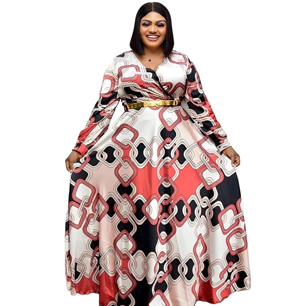 African Dresses For Women Elegant Polyester Maxi Dress Bennys Beauty World