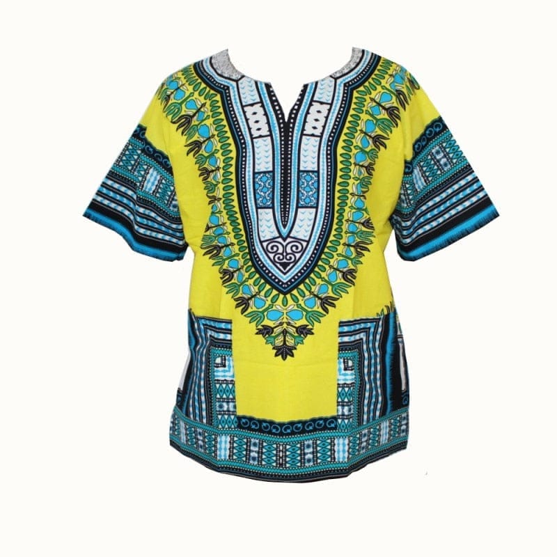 African Fashion Dashiki Design Floral Dress Bennys Beauty World