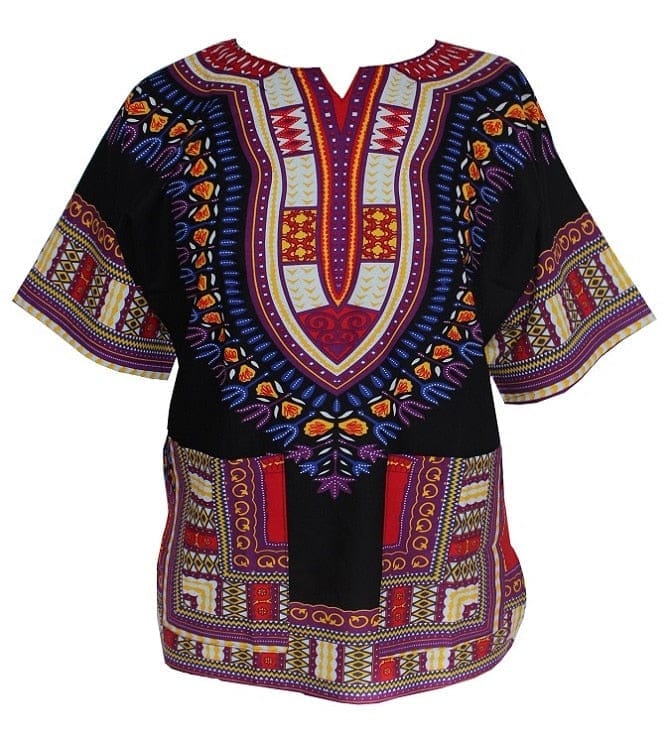 African Fashion Dashiki Design Floral Dress Bennys Beauty World