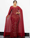 African Fashion Style Pencil Dress  Chiffon Female Long Dress Bennys Beauty World