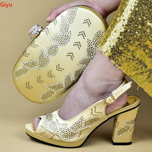 African Wedding Italian Shoe And Bag Sets Bennys Beauty World