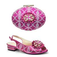 African Wedding Shoes and Bag Set Nigerian Party Shoes Bennys Beauty World