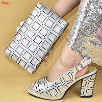 African Wedding Shoes and Bag Set Nigerian Women Party Shoe Bennys Beauty World