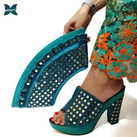 African Women Matching Italian design Shoes Bennys Beauty World