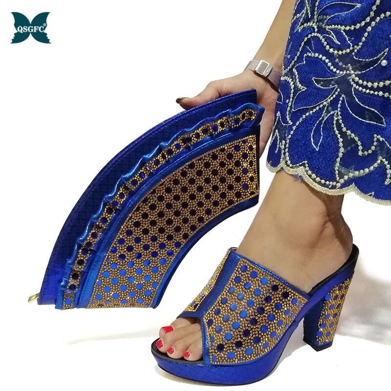 African Women Matching Italian design Shoes Bennys Beauty World