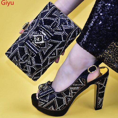 African Women's Shoe and Bag Set Italian Matching Shoe and Bag Bennys Beauty World