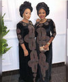 African dress for women soft shining dress long dress without scarf Bennys Beauty World