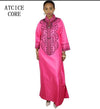 African embroidery dresses long dress without scarf soft material Bennys Beauty World