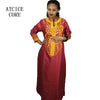 African embroidery dresses long dress without scarf soft material Bennys Beauty World