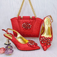 African-style Women's shoes and bag set Bennys Beauty World