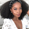 Afro Kinky Curly Headband Wigs For Black Women Afro Curl Remy Hair Bennys Beauty World