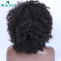 Afro Kinky Curly Wig With Bangs Full Machine Made Remy Hair Bennys Beauty World
