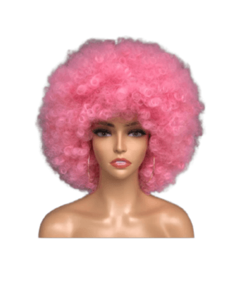 Afro Kinky Curly Wigs With Bangs Bennys Beauty World