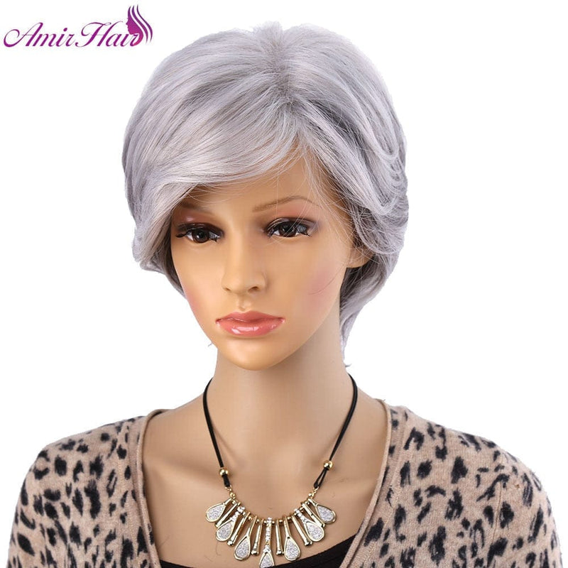 Amir Synthetic Grey Hair Wigs for Women Bennys Beauty World