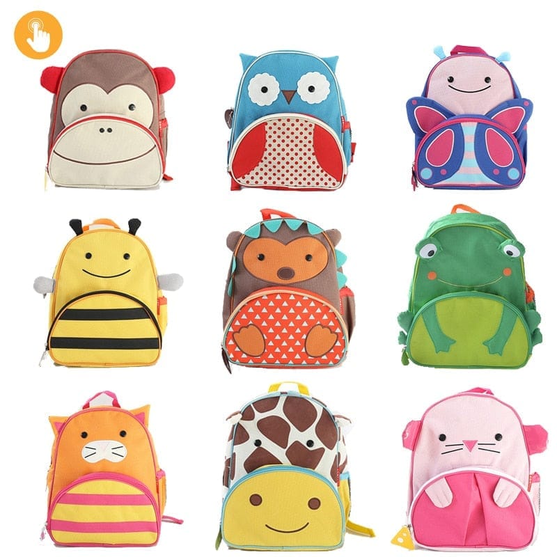 Animal Prints Kids Cartoon Animals Backpack Bennys Beauty World