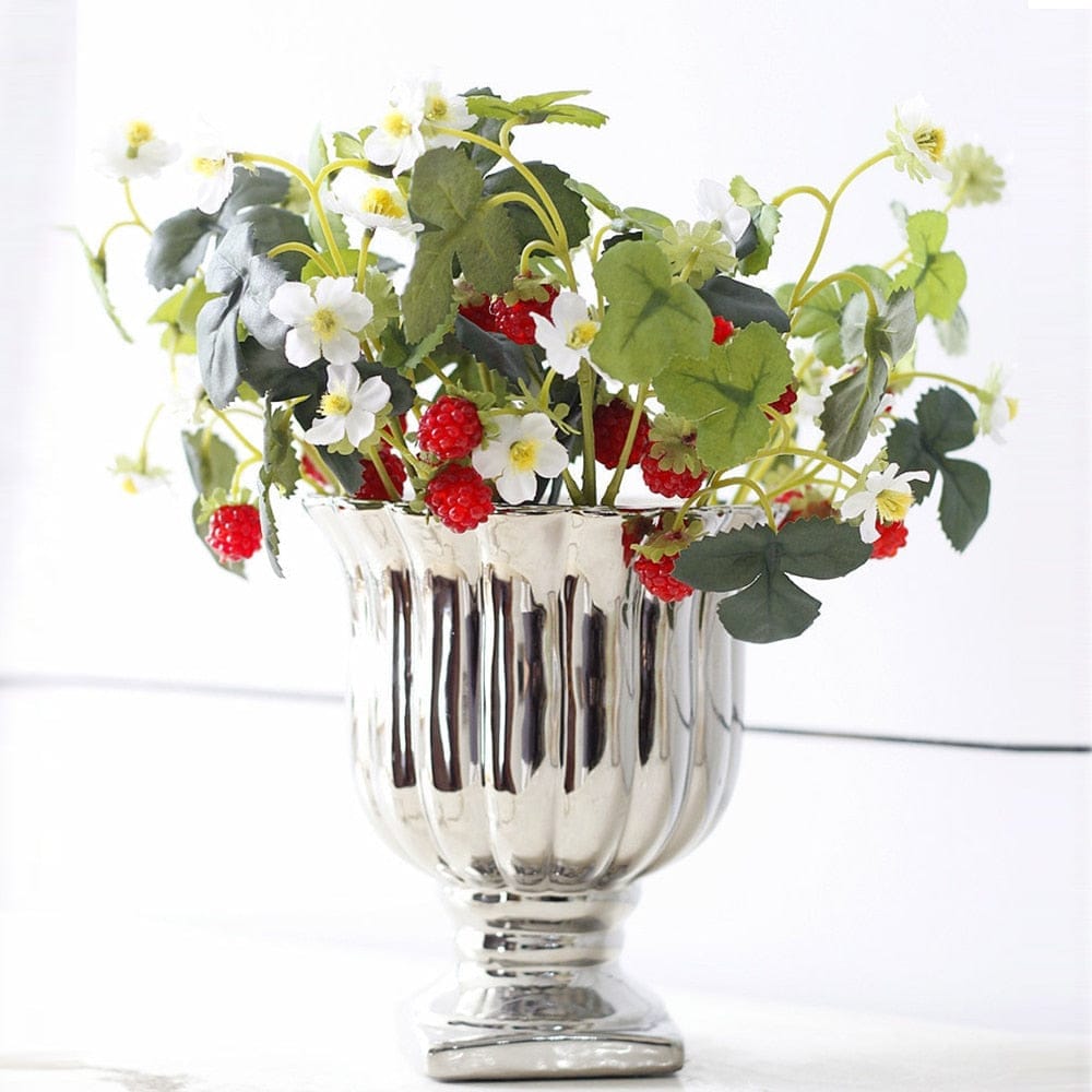 Artificial Fake Strawberry Fruit Plant Flower Bennys Beauty World