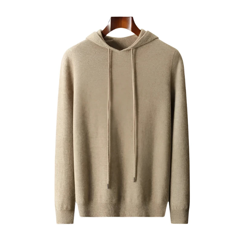 Australian Wool Men's Knitted Hoodie-Bennys Beauty World
