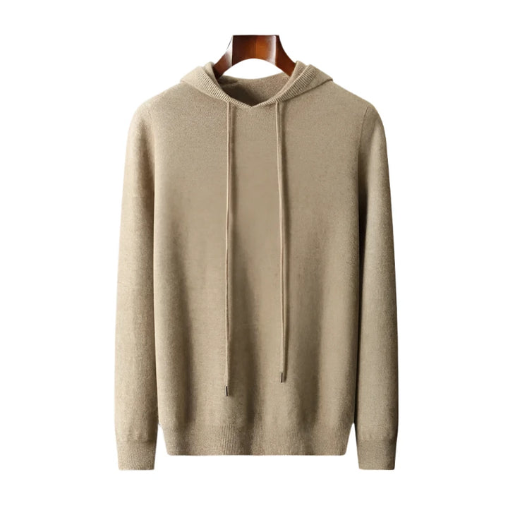 Australian Wool Men's Knitted Hoodie-Bennys Beauty World