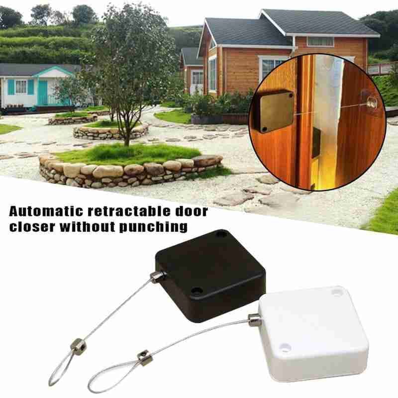 Automatic Door Closer Punch-Free Soft Door Closing Device Bennys Beauty World