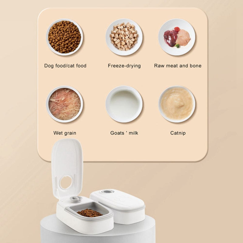 Automatic Pet Feeder Smart Food Dispenser For Cats And Dogs Bennys Beauty World