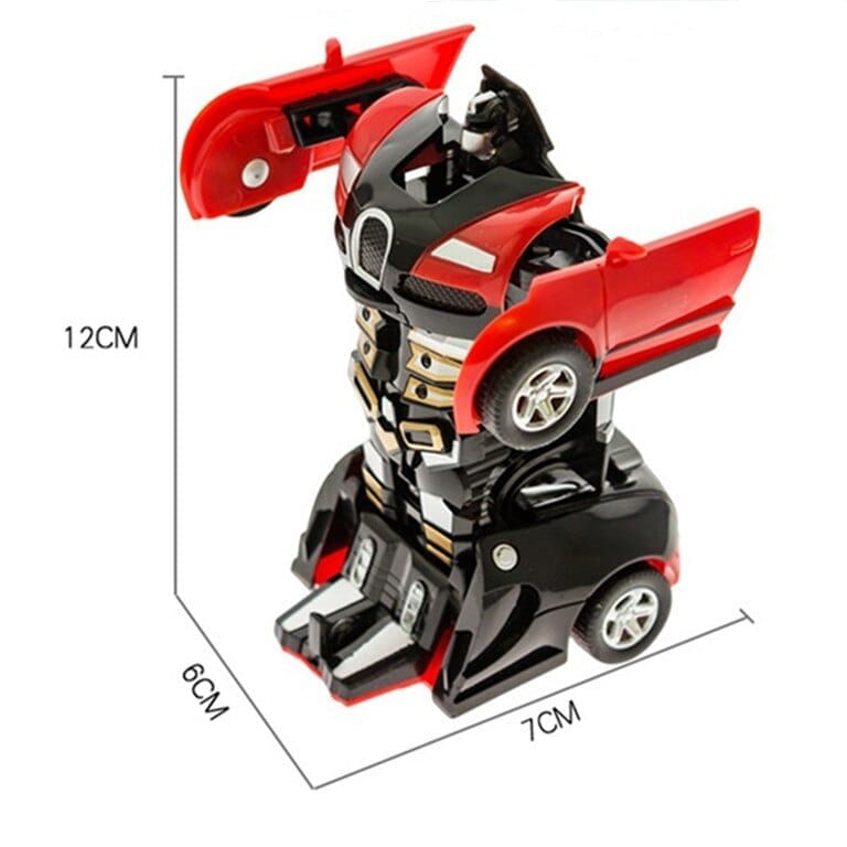 Automatic Transform Robot Plastic Model Car Funny Diecasts Toys For Boys Bennys Beauty World
