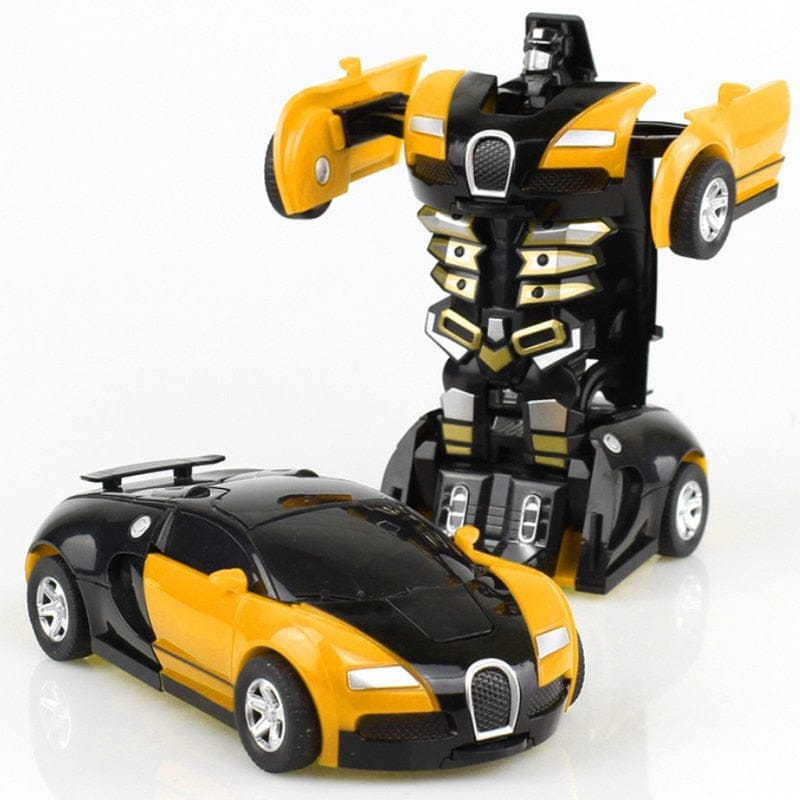 Automatic Transform Robot Plastic Model Car Funny Diecasts Toys For Boys Bennys Beauty World