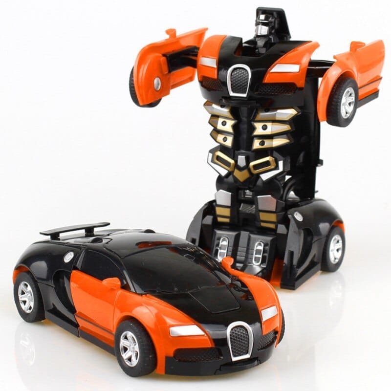 Automatic Transform Robot Plastic Model Car Funny Diecasts Toys For Boys Bennys Beauty World