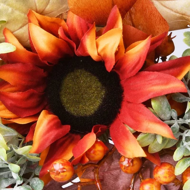 Autumn Harvest 24" Polyester Wreath BENNYS 