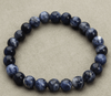 Aventurine Blue Sandstone Beads Round Bead Bracelet Bracelet Bennys Beauty World
