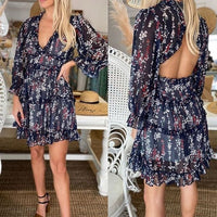 BOHO INSPIRED Harlow Floral Print Ruffle Dress For women Bennys Beauty World