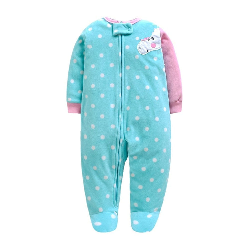 Babies Printed  Long Sleeved One-Piece Pyjamas Bennys Beauty World