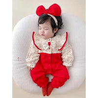 Babies Super Cute Red Princess Romper Bennys Beauty World