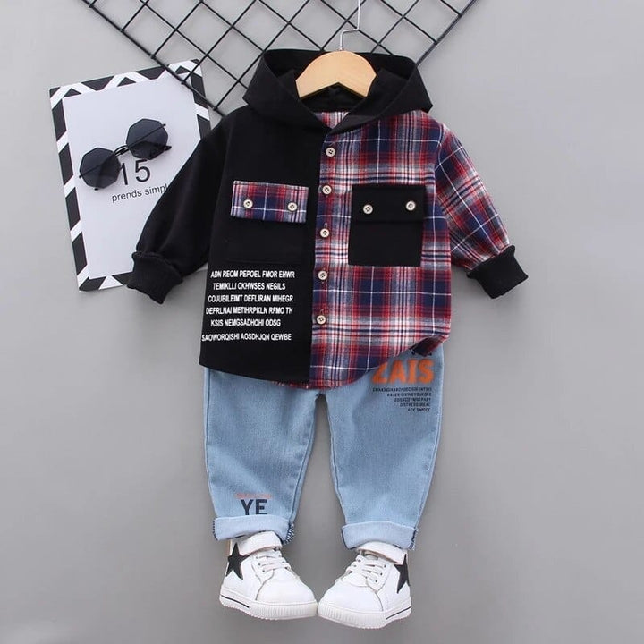 Baby Boys Clothes Set Spring Cartoon Coat+ Pants 2PCS Kids Set Bennys Beauty World