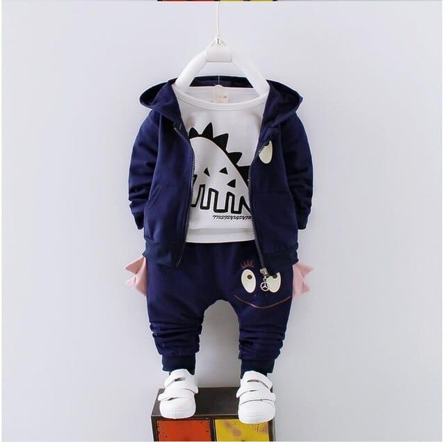 Baby Boys Clothes Set Spring Cartoon Coat+ Pants 2PCS Kids Set Bennys Beauty World