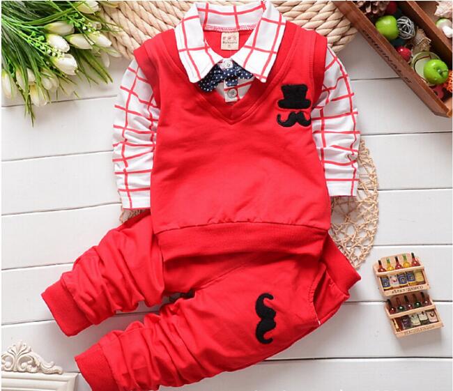 Baby Boys Clothes Set Spring Cartoon Coat+ Pants 2PCS Kids Set Bennys Beauty World