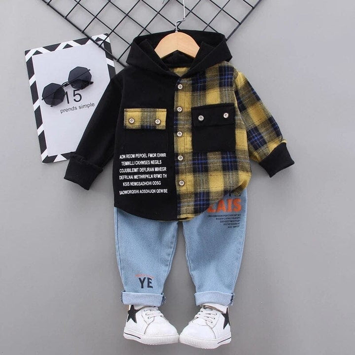 Baby Boys Clothes Set Spring Cartoon Coat+ Pants 2PCS Kids Set Bennys Beauty World