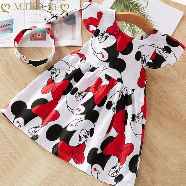 Baby Girl Dress 2021 Summer 100% Cotton Tops Sleeveless Dress Bennys Beauty World