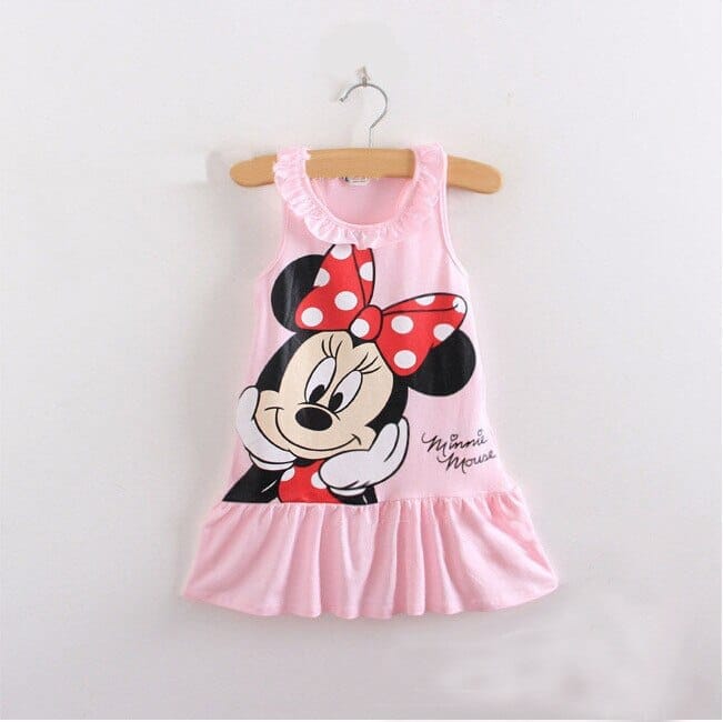 Baby Girl Dress 2021 Summer 100% Cotton Tops Sleeveless Dress Bennys Beauty World