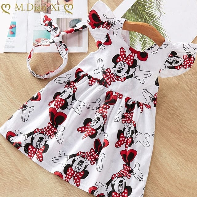 Baby Girl Dress 2021 Summer 100% Cotton Tops Sleeveless Dress Bennys Beauty World