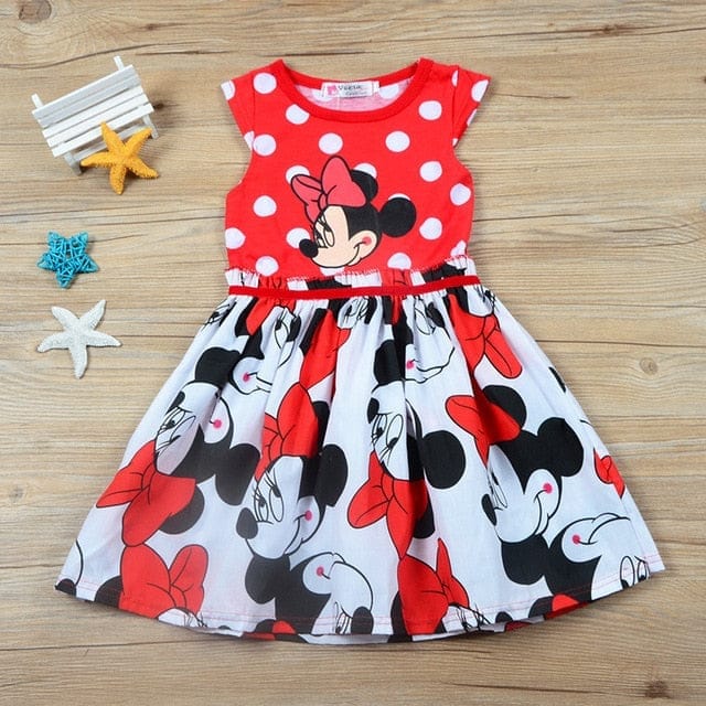 Baby Girl Dress 2021 Summer 100% Cotton Tops Sleeveless Dress Bennys Beauty World