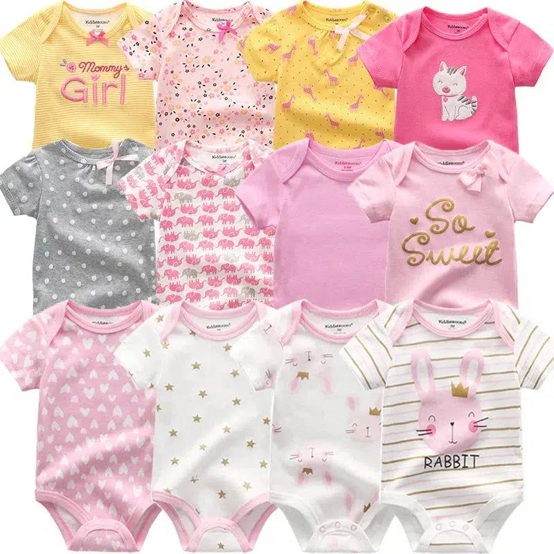 Baby Girl Jumpsuit 6Pcs/Lot Body Suit Bennys Beauty World