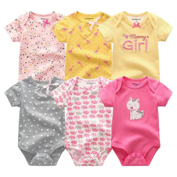 Baby Girl Jumpsuit 6Pcs/Lot Body Suit Bennys Beauty World