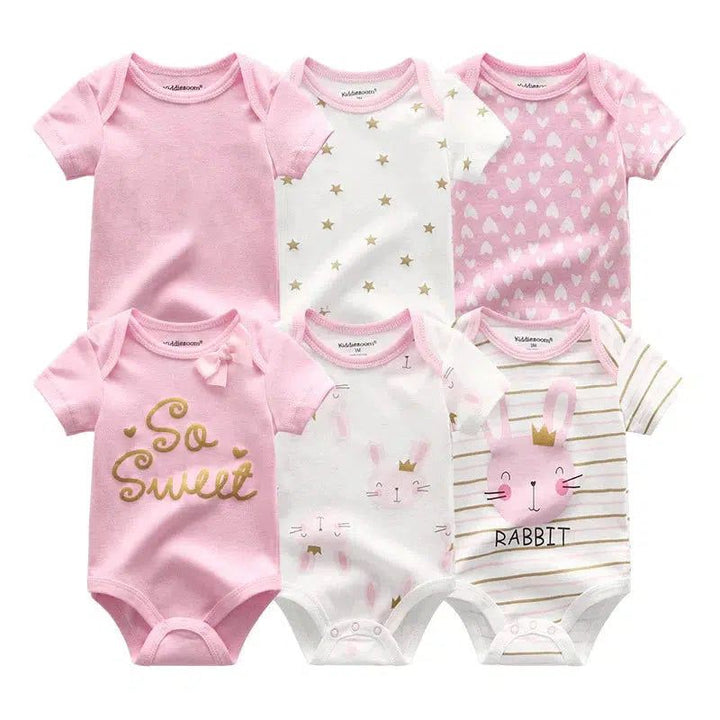 Baby Girl Jumpsuit 6Pcs/Lot Body Suit Bennys Beauty World