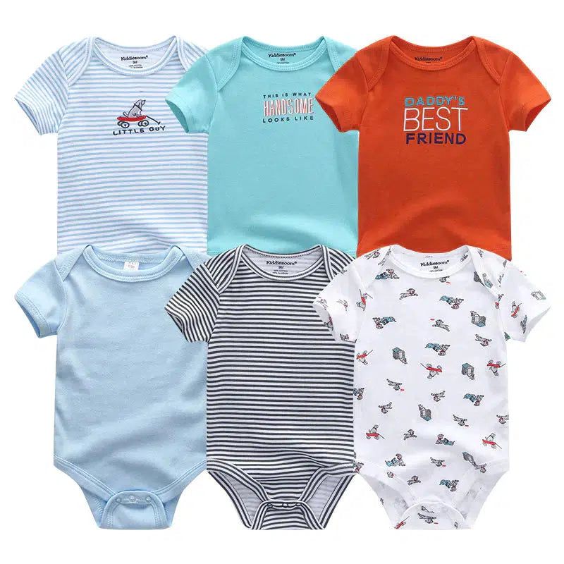 Baby Girl Jumpsuit 6Pcs/Lot Body Suit Bennys Beauty World