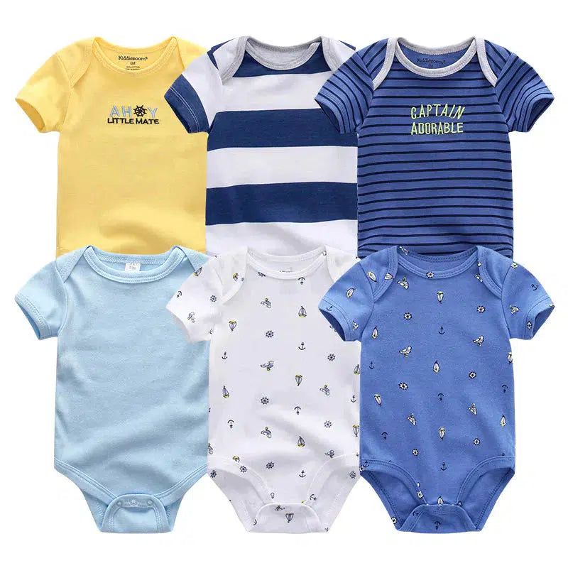 Baby Girl Jumpsuit 6Pcs/Lot Body Suit Bennys Beauty World