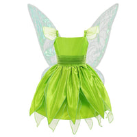 Baby Girl Tinkerbell Costume Kid Green Fairy Princess Dress Bennys Beauty World
