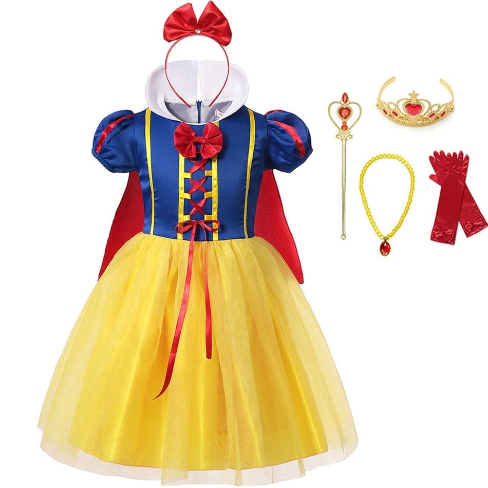 Baby Girl's Snow White Princess Birthday Party Fancy Dresses Bennys Beauty World